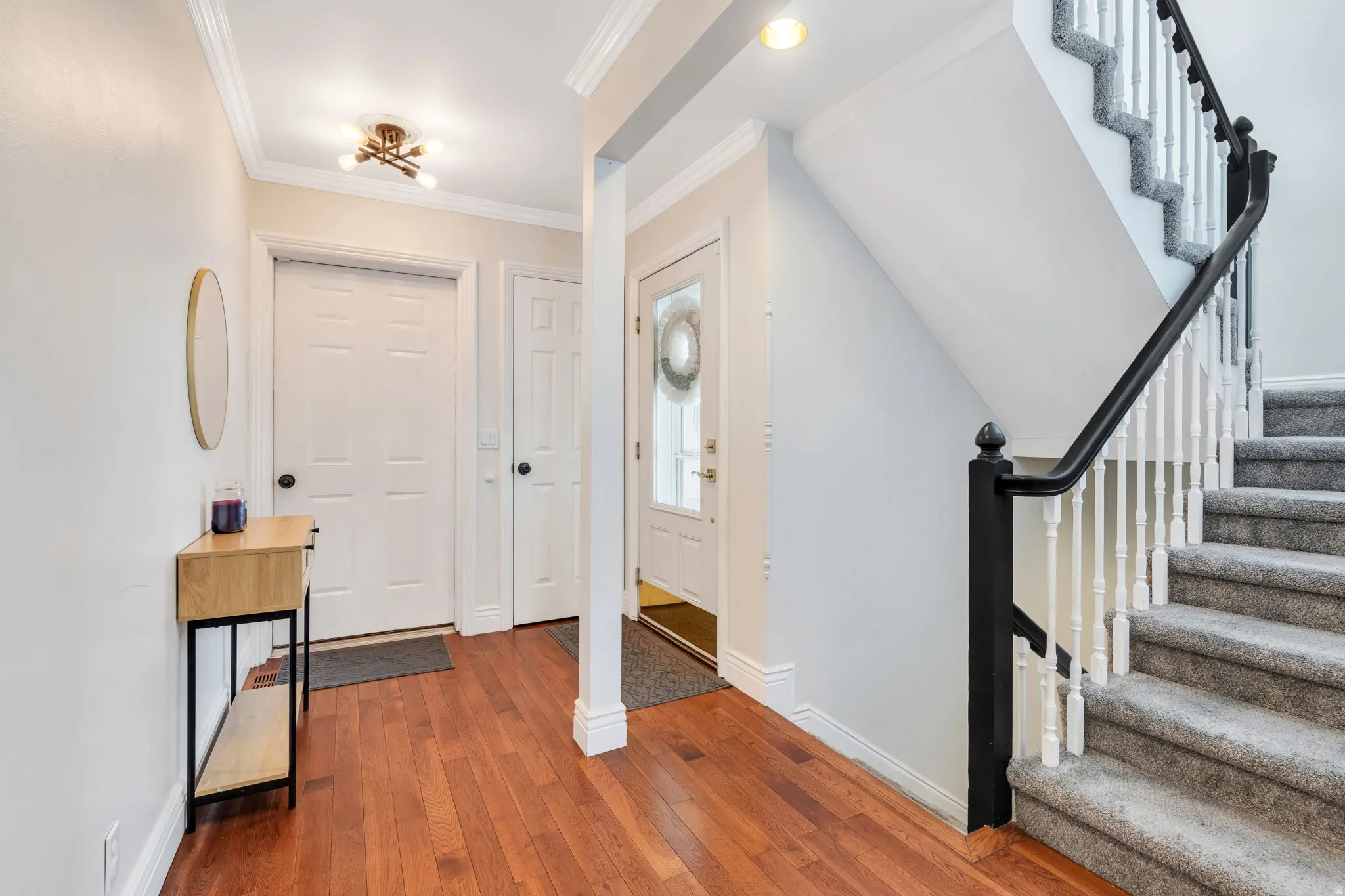 Beautiful hardwood flooring throughout