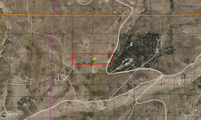 Aerial view of property's location