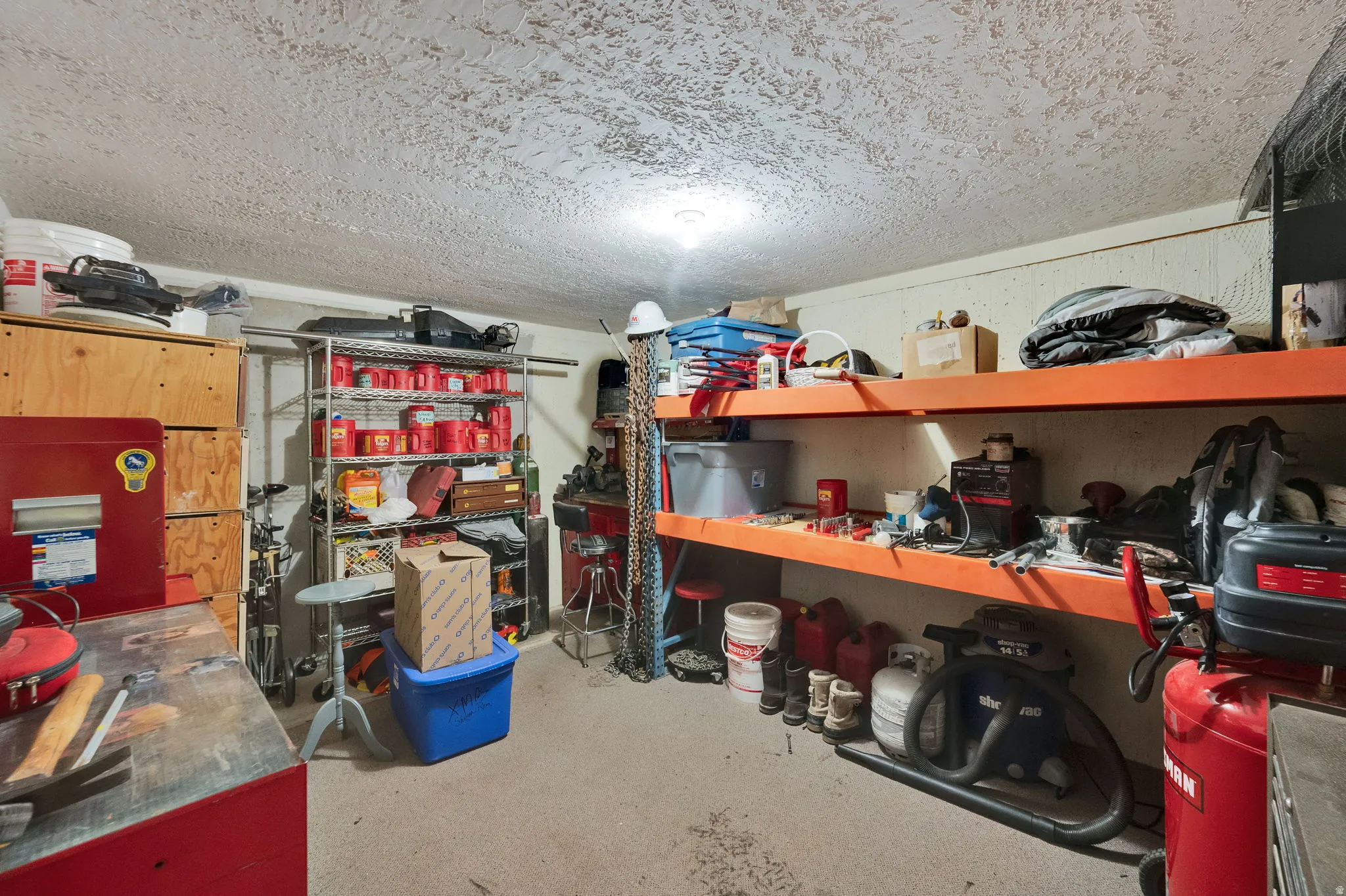 View of storage area