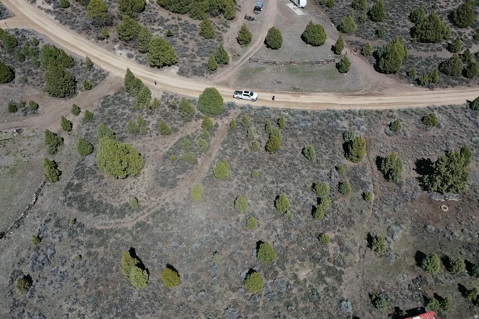 Aerial view of property's location