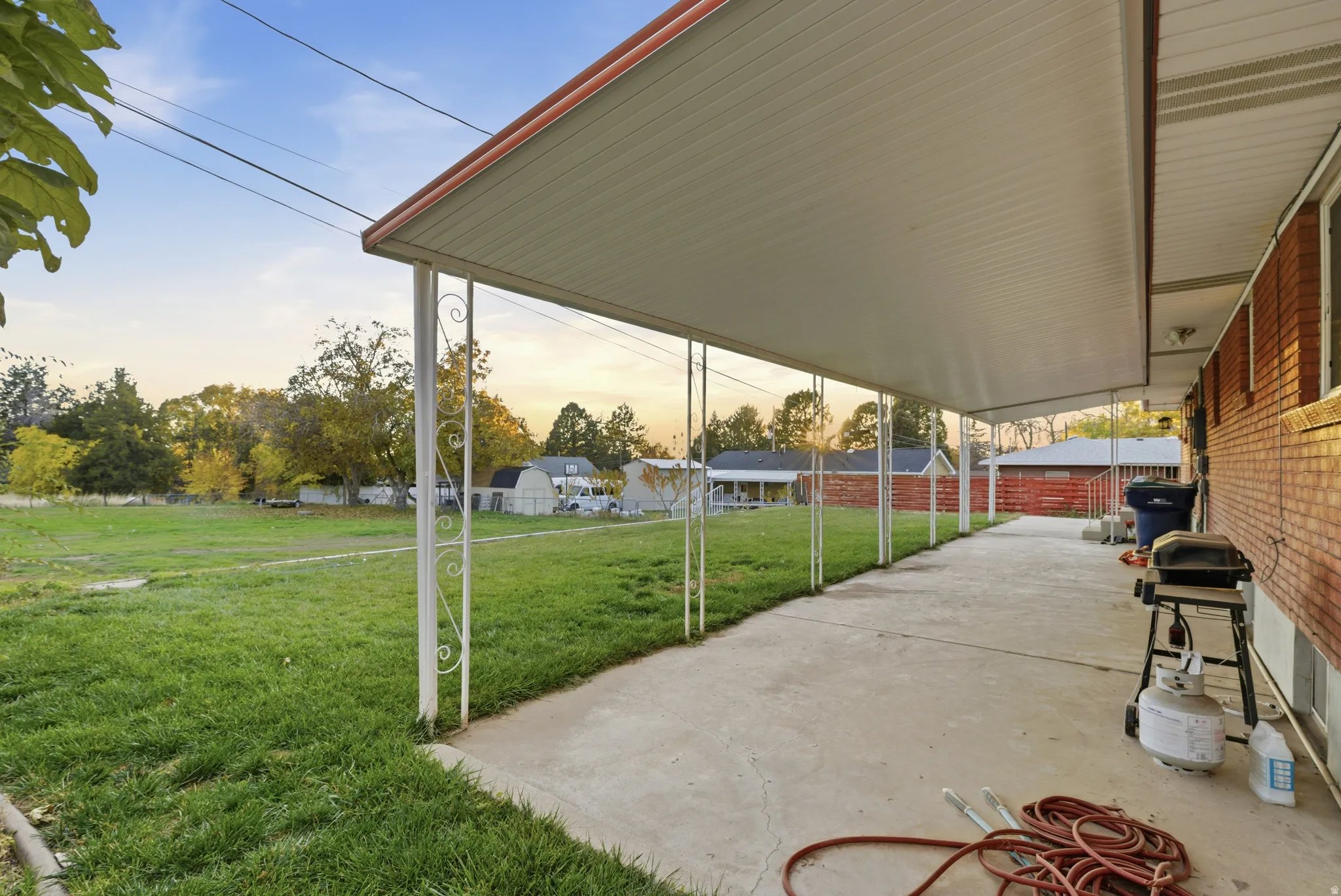 View of patio featuring a residential view