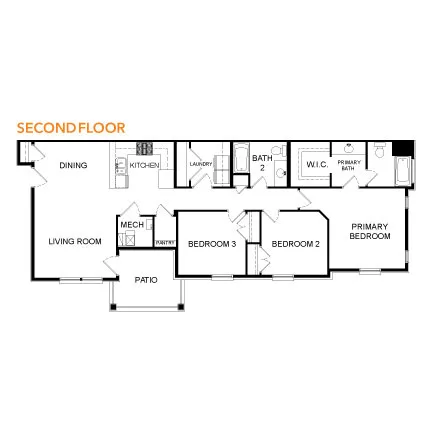 View of floor plan / room layout