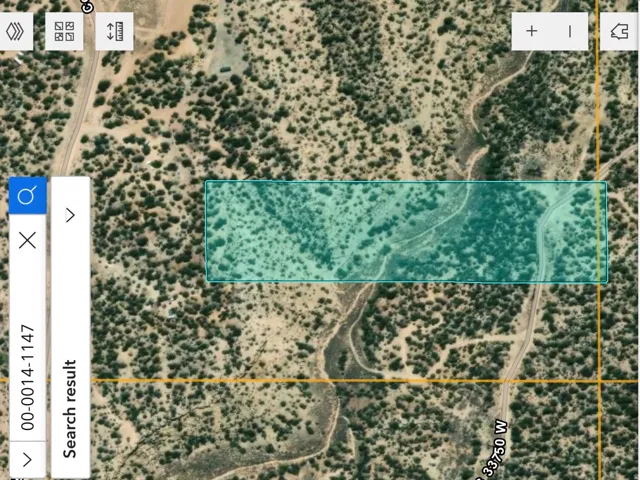 Map / location with property boundaries highlighted