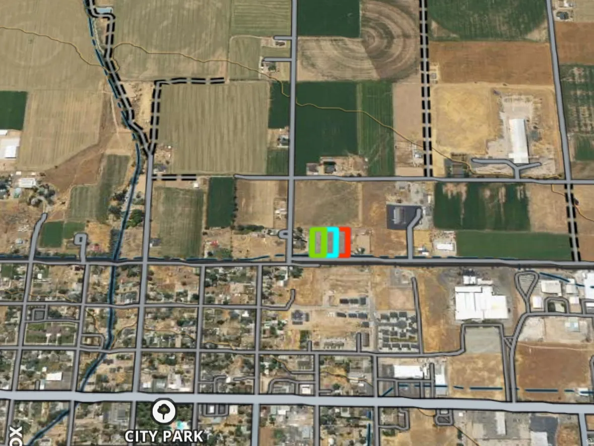 Aerial overview of property's location