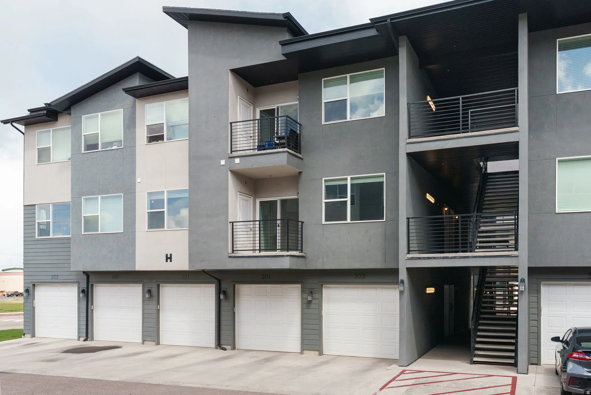 View of apartment building