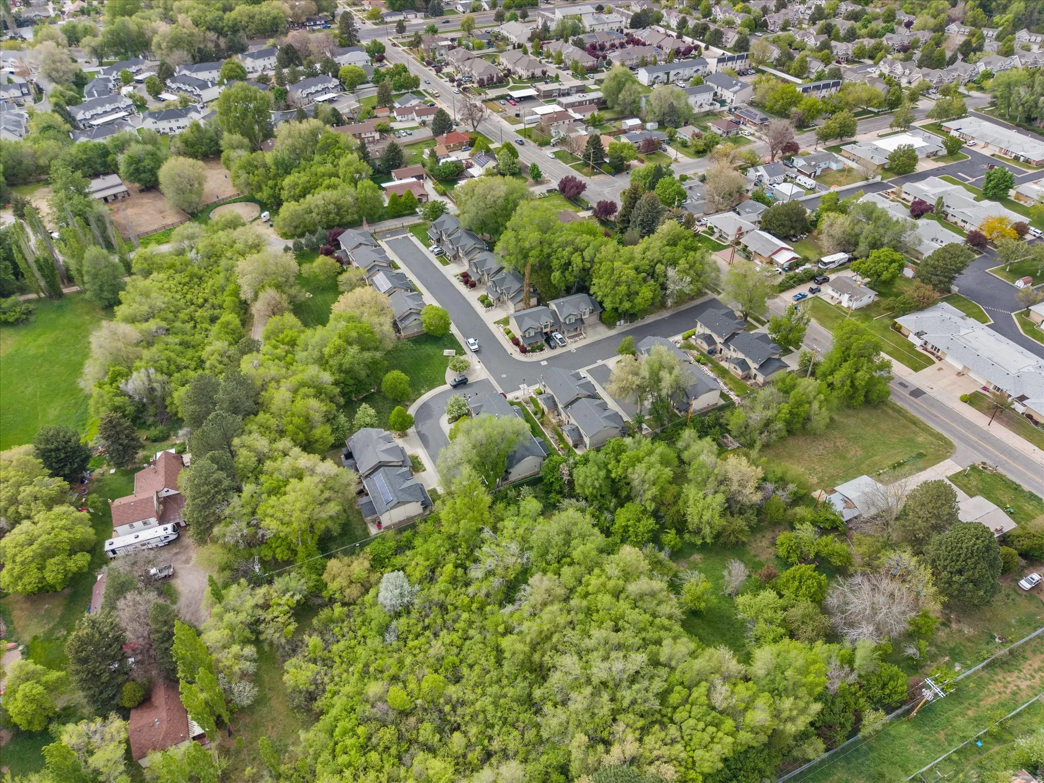 Aerial view of River glen  Entire area