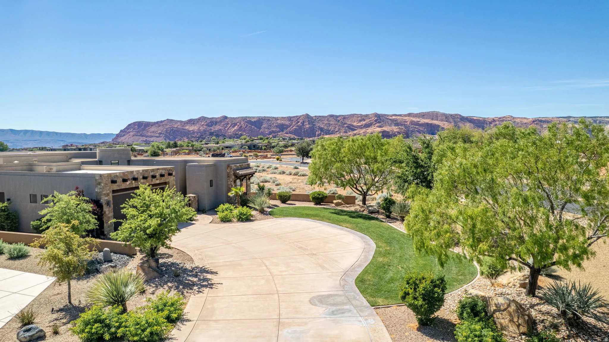 View of mountain backdrop