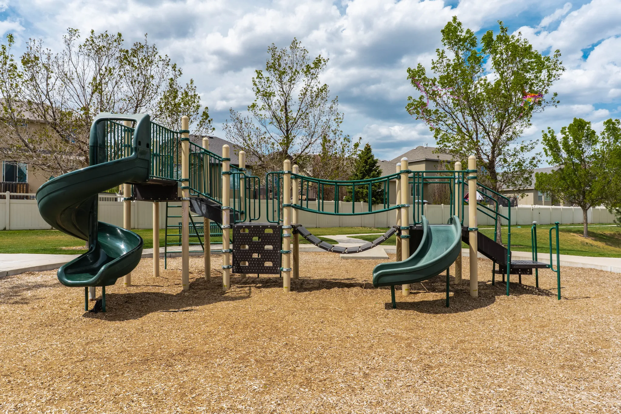 View of community playground