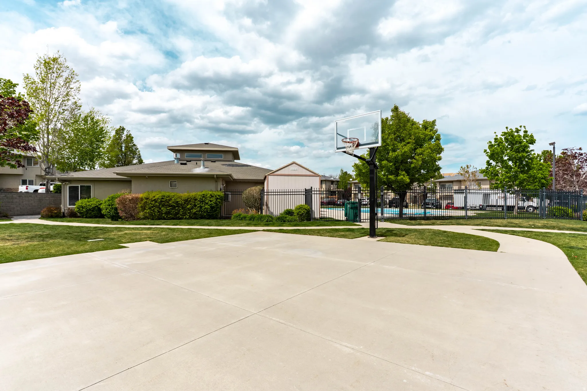View of sport court with community basketball court