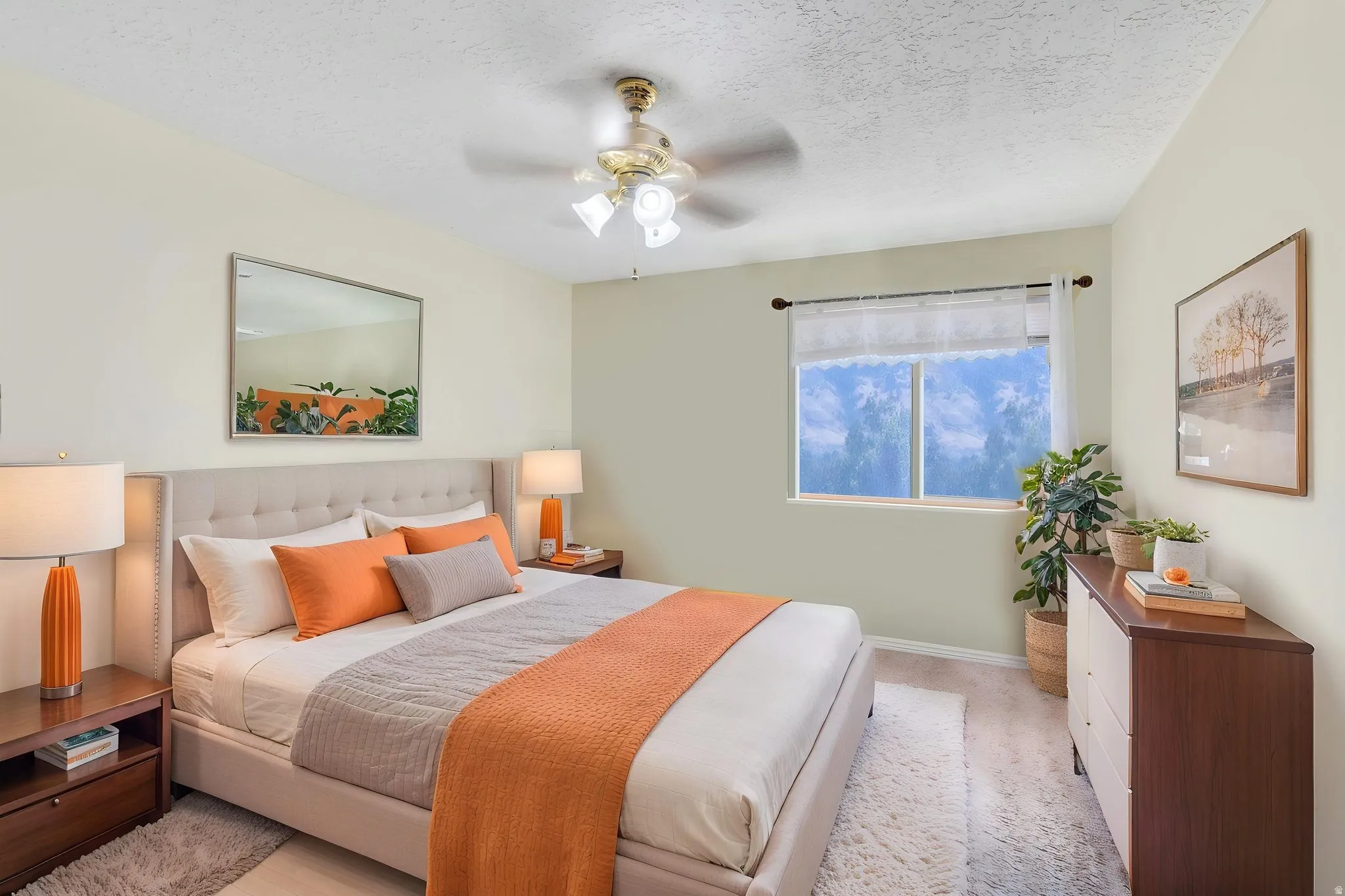 Bedroom #1, digitally staged