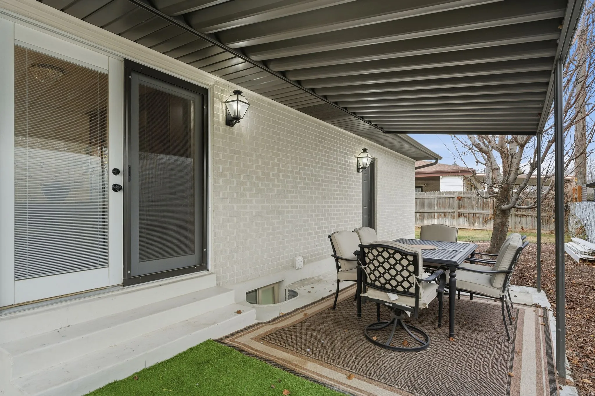 View of patio featuring outdoor dining space