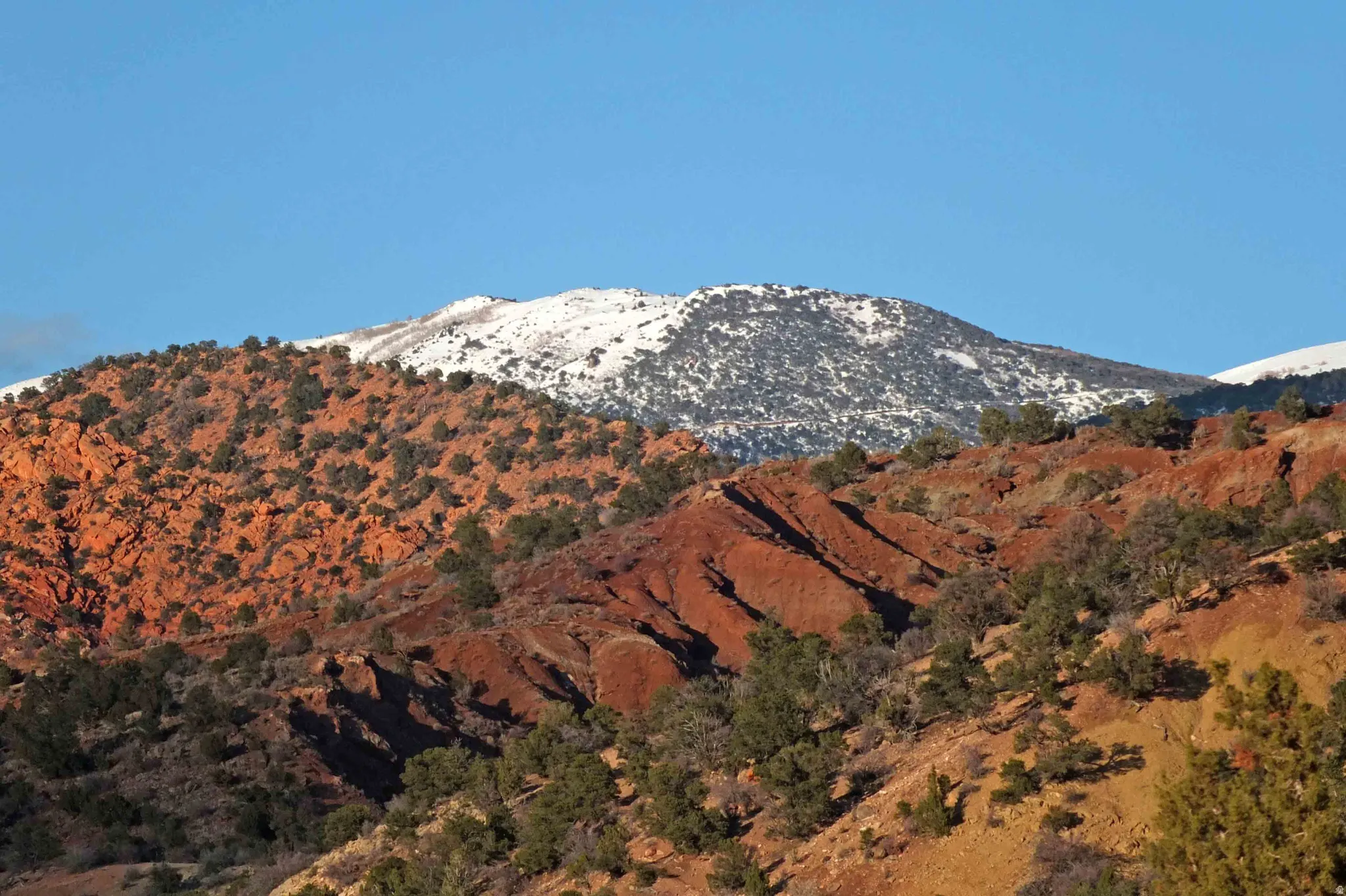 View of mountain background
