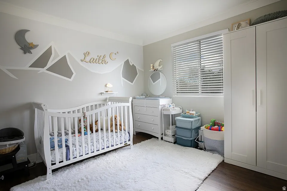 Bedroom #2 with LVP flooring
