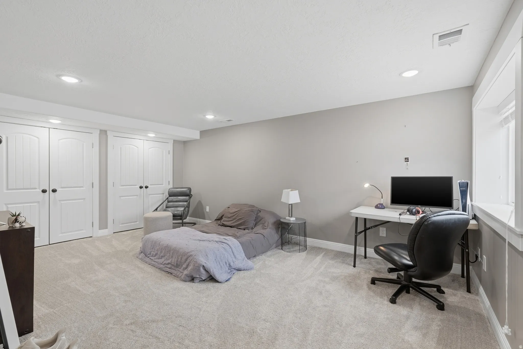 ADU lower level bedroom