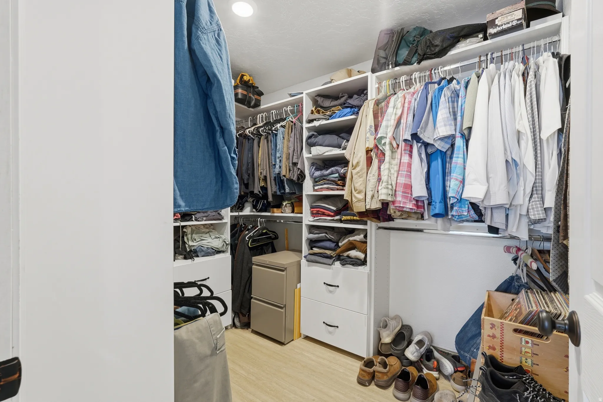 Primary walk in closet