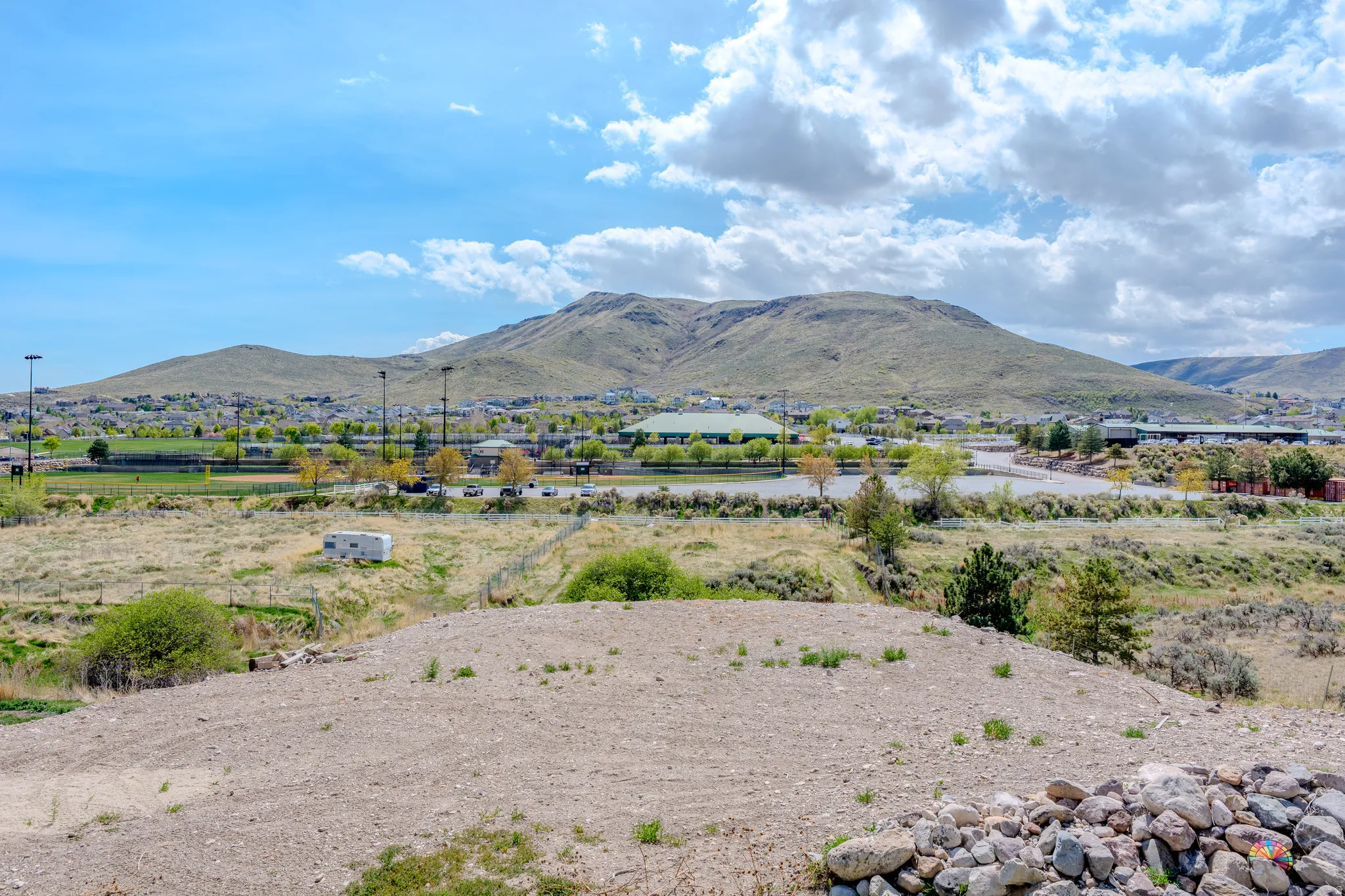 View of mountain backdrop