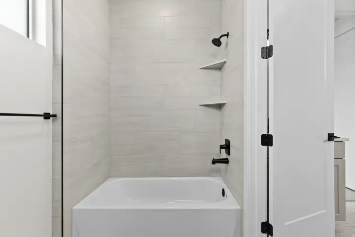Full bath with bathing tub / shower combination