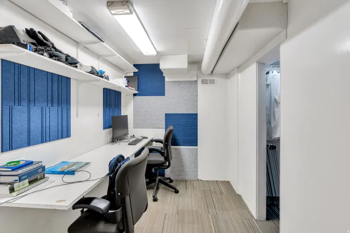 Bedroom #6 has a large office space attached.