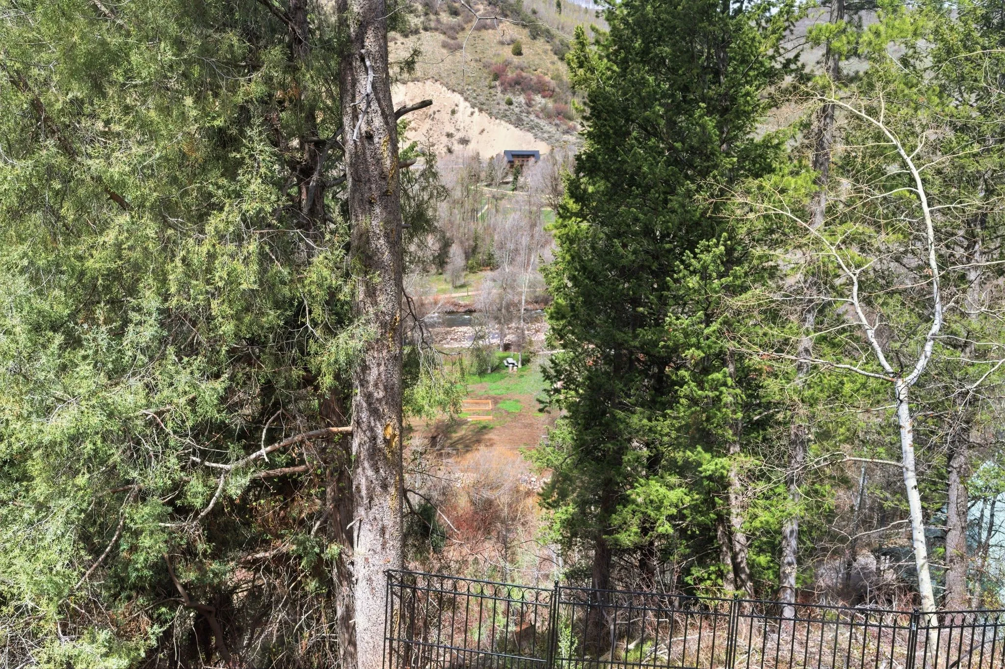 View of Weber River from the house