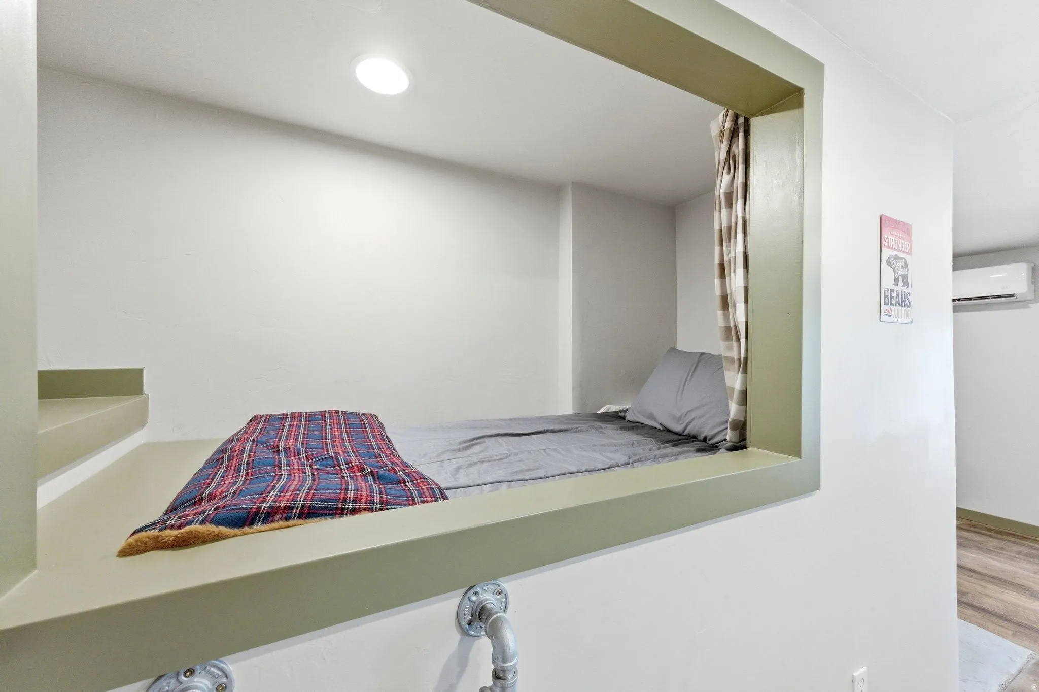 Downstairs sleeping nook