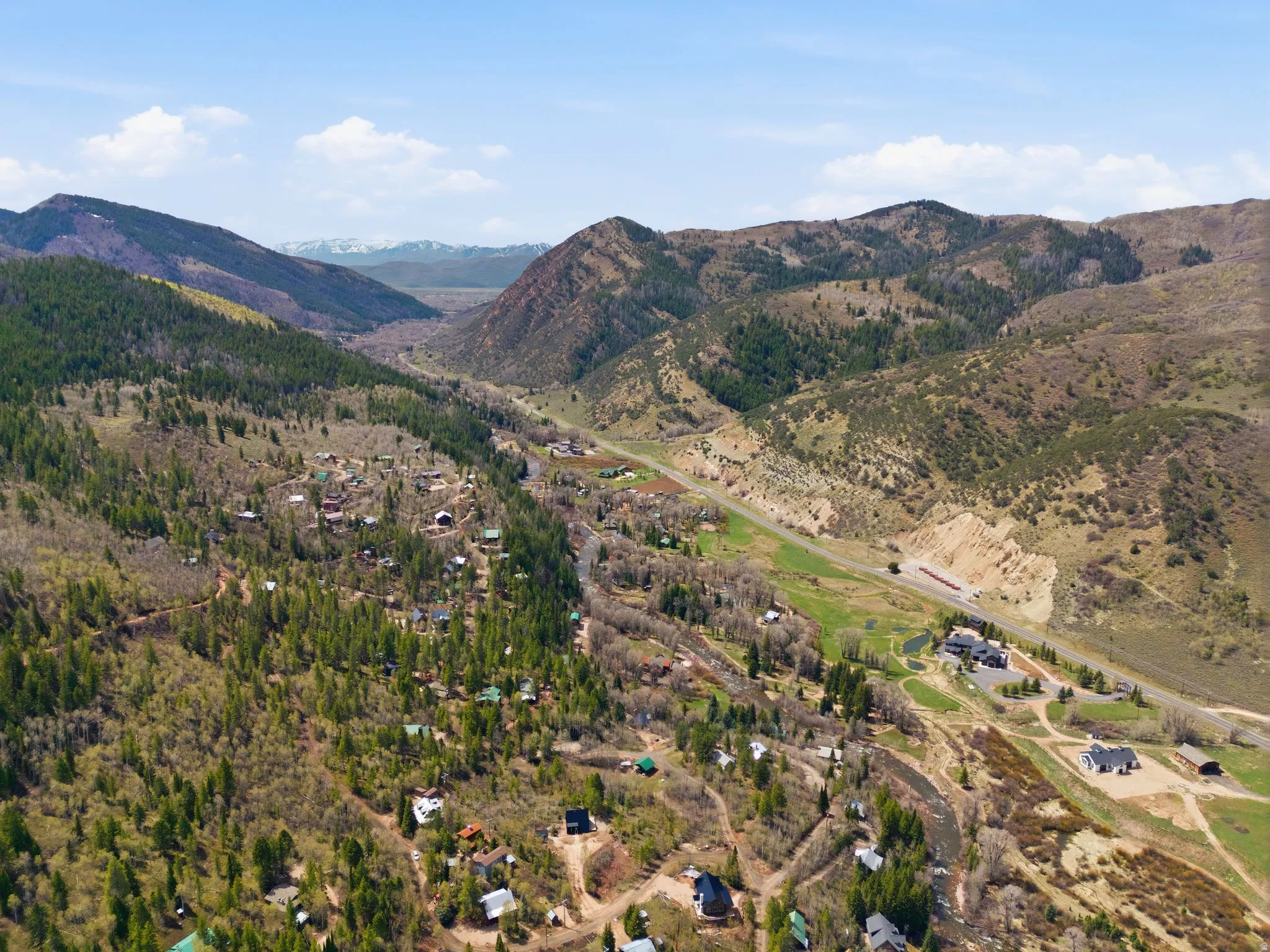 View of mountain background