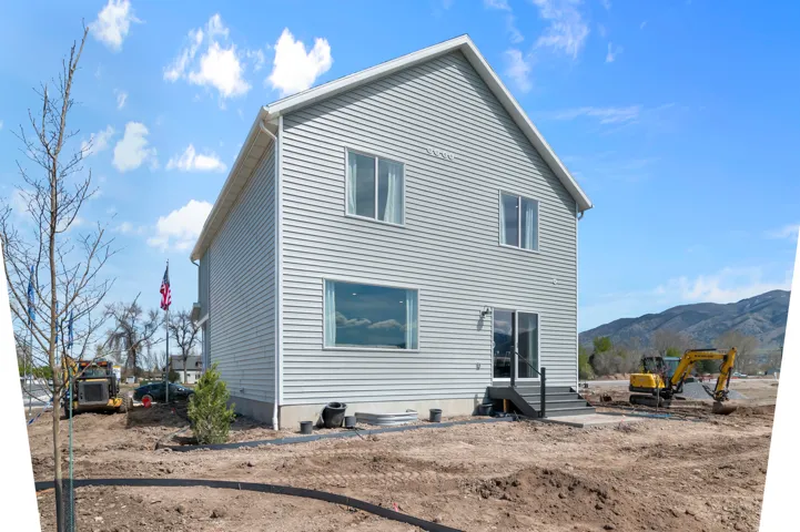 Rear view of house