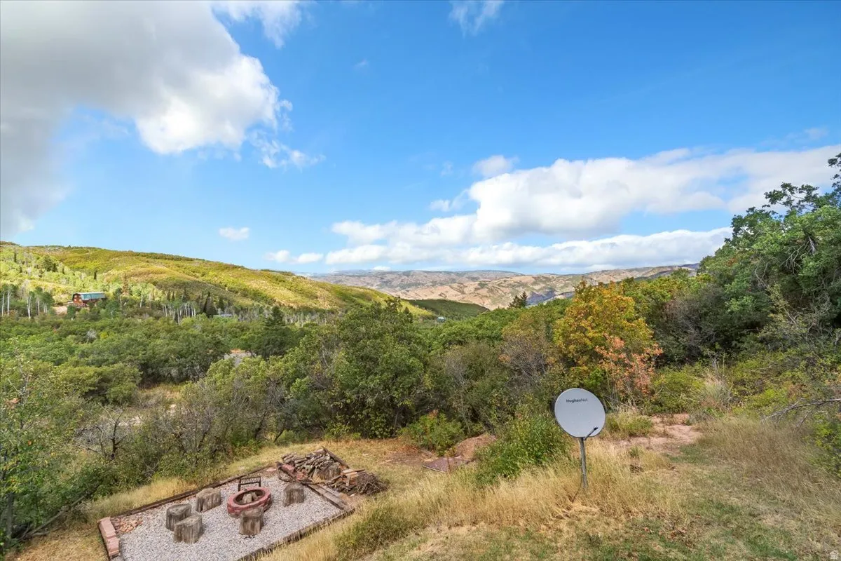 Mountain view from deck