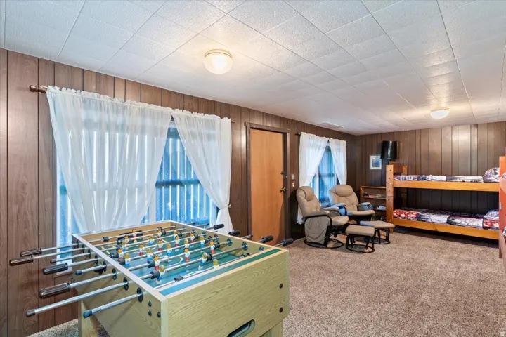 Basement playroom.