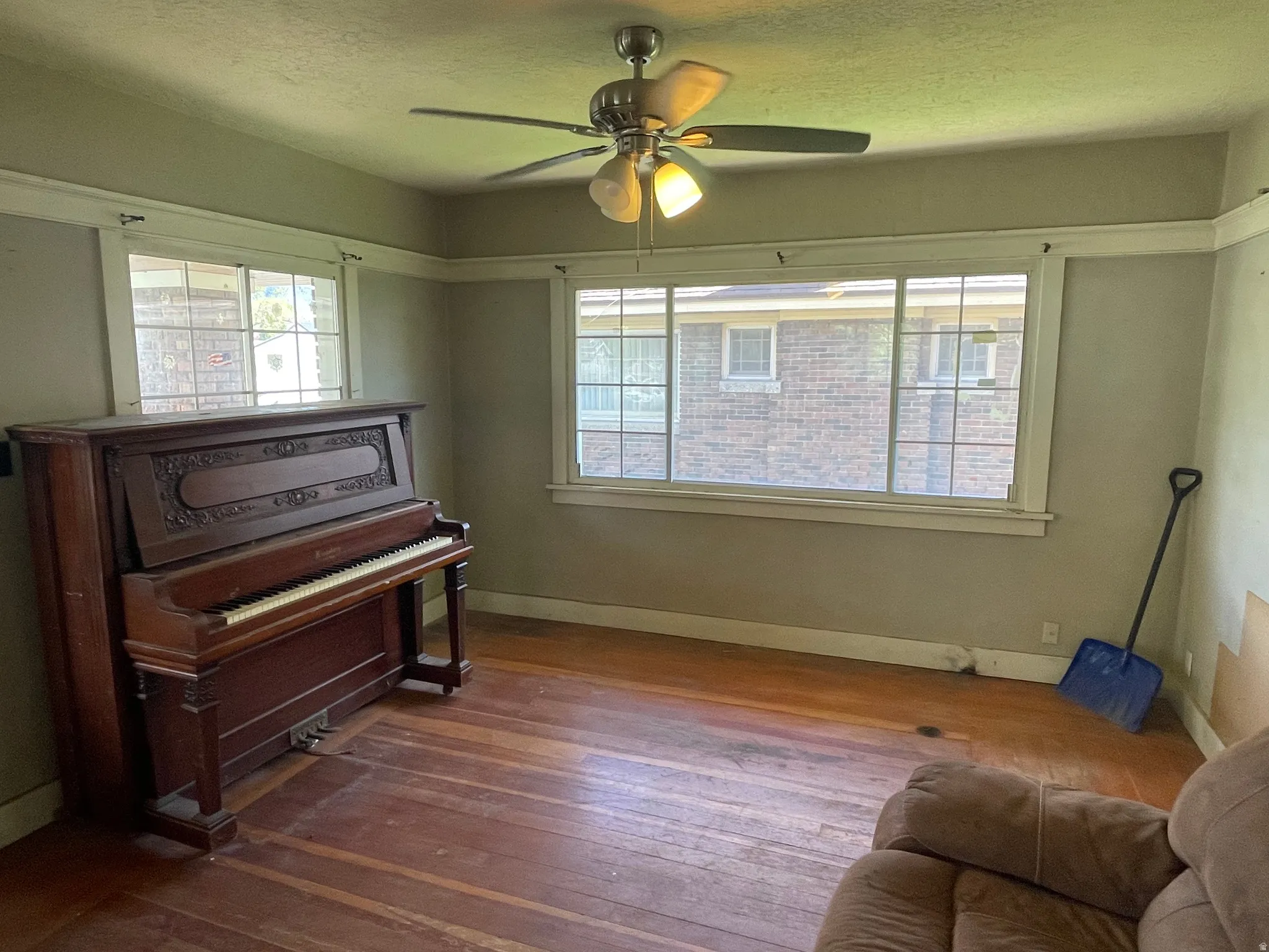 Hardwood floors in front family room