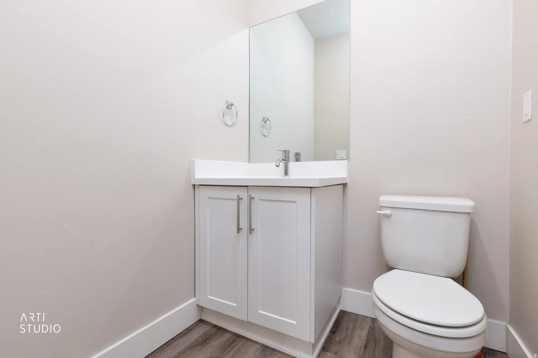 Half bathroom off main living area