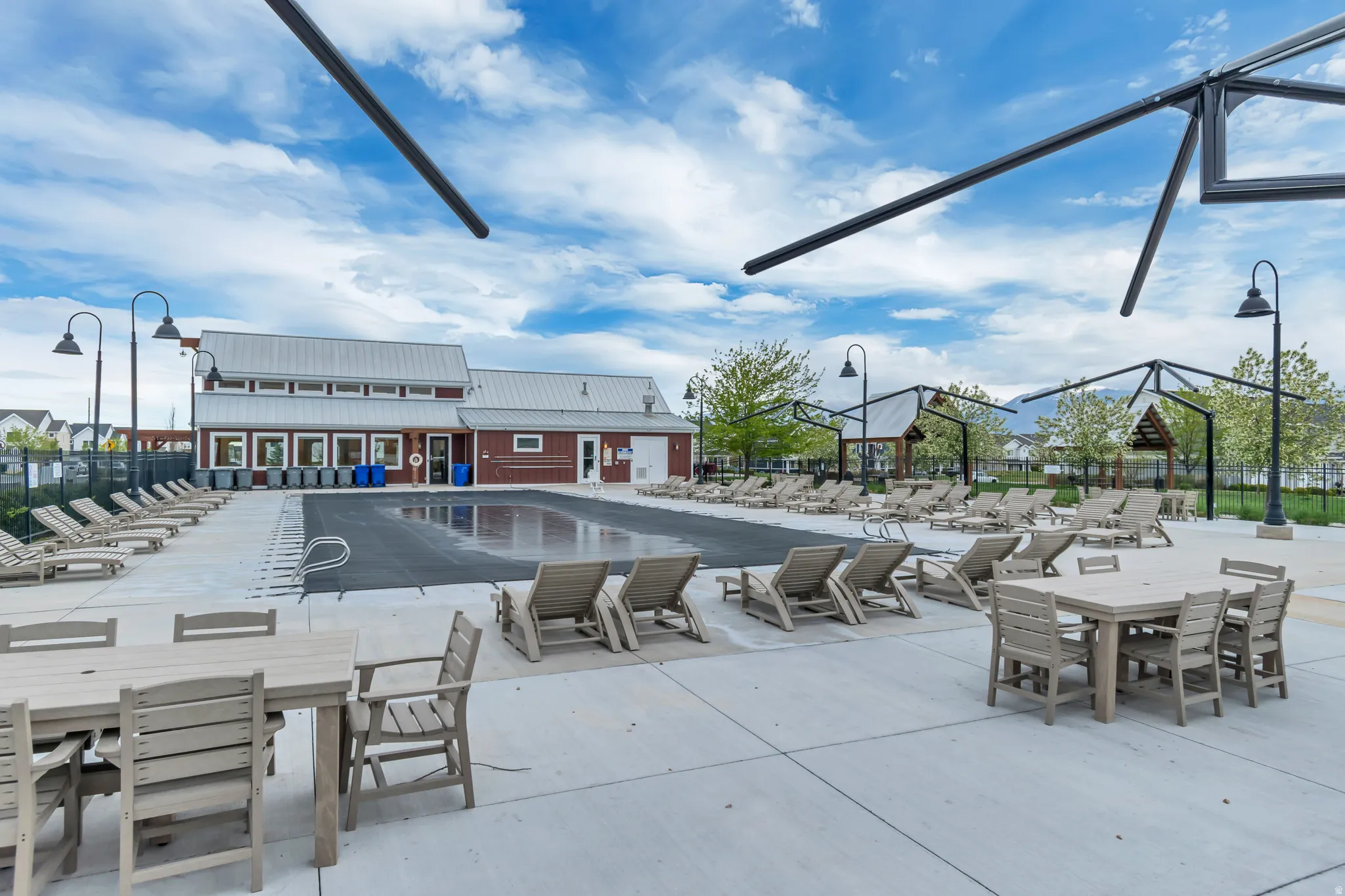 Swimming pool by the clubhouse