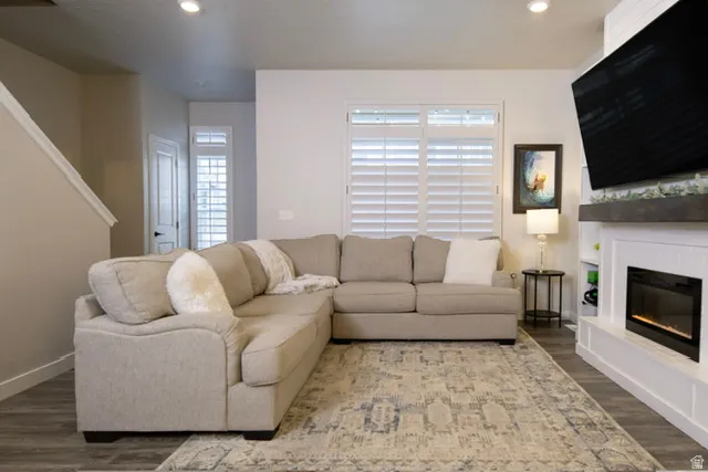 Family room open to Kitchen and mook