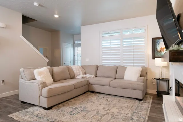 Family room open to Kitchen and nook