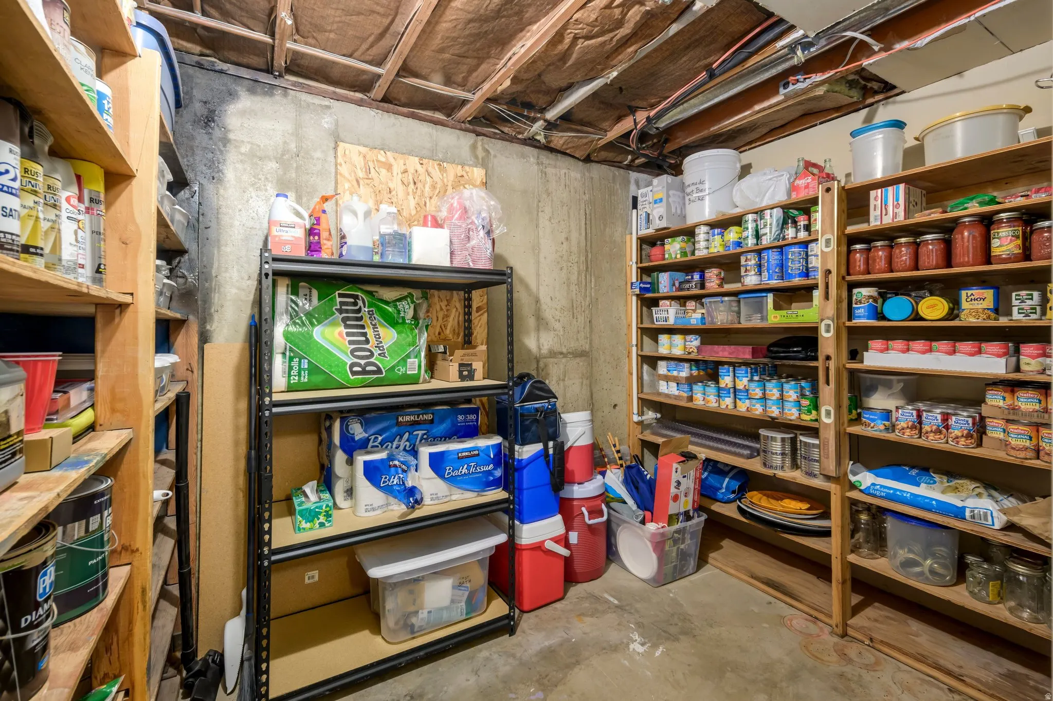 View of storage room