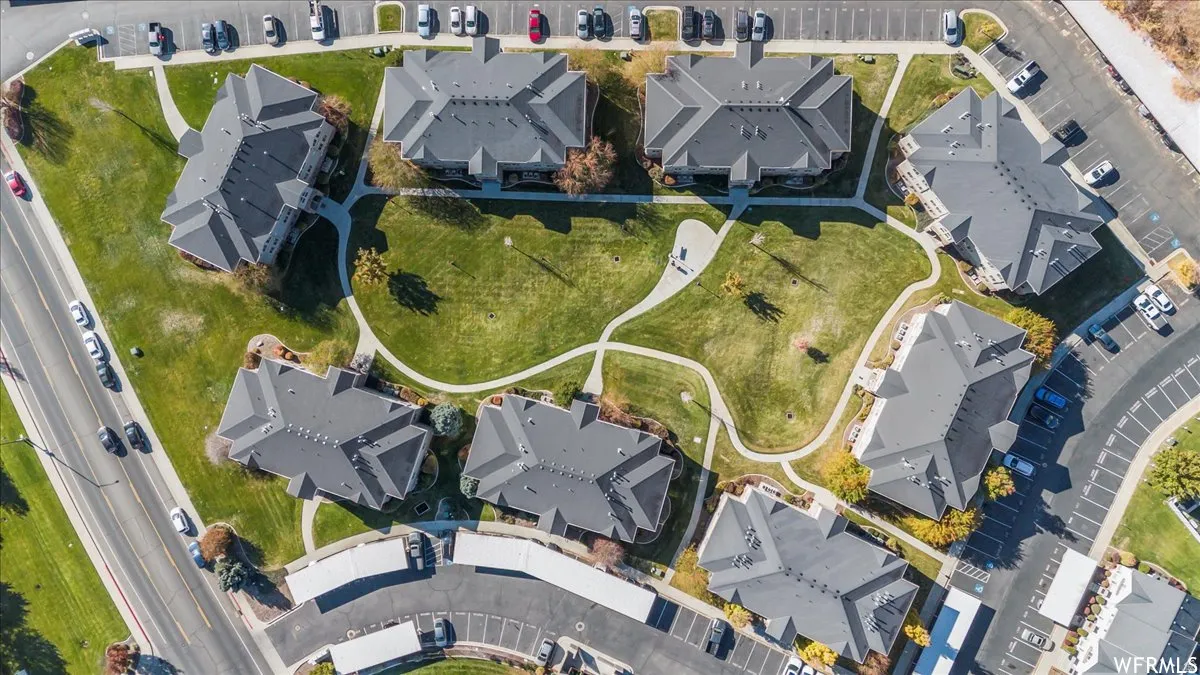 Aerial overview of property.