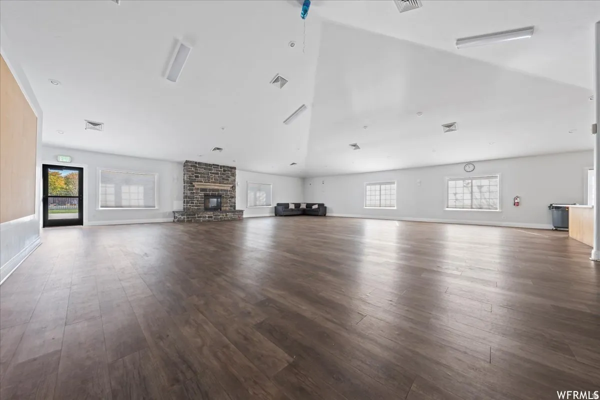 Community rec room can be used for large gatherings.