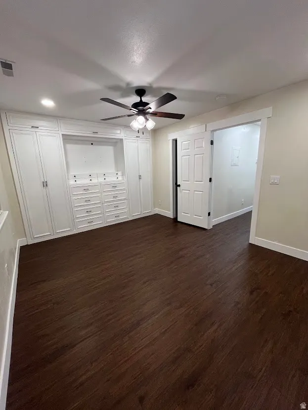 Master Bedroom with a beautiful built-in wardrobe.