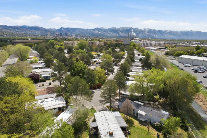 Drone / aerial view of mountains