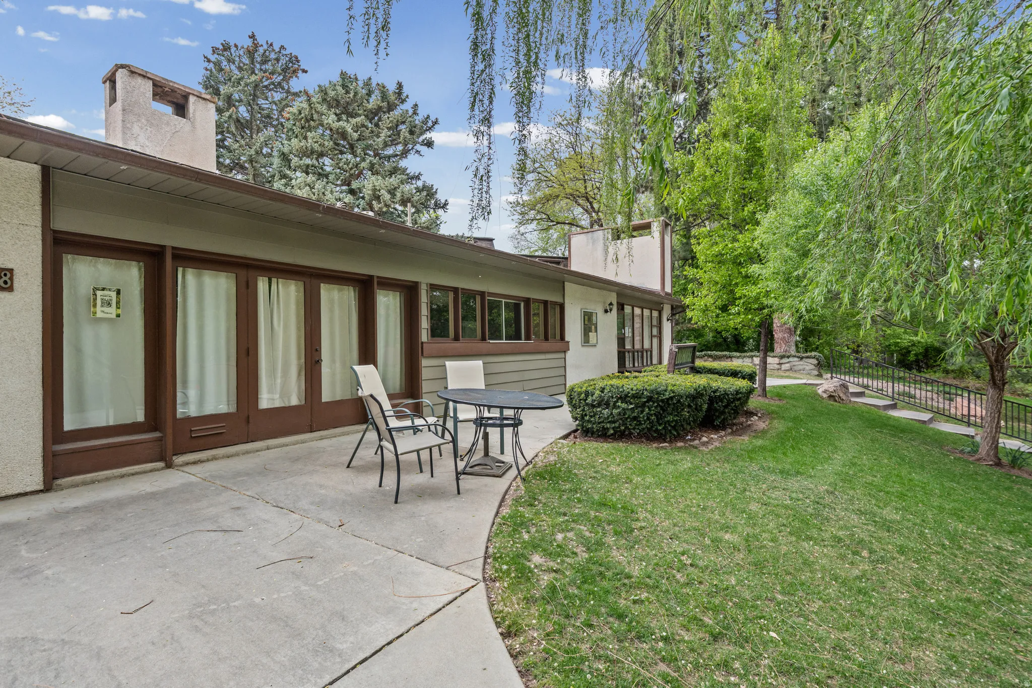 View of yard with a patio area
