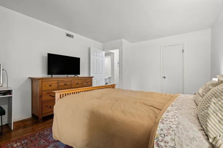 Bedroom featuring hardwood finished floors