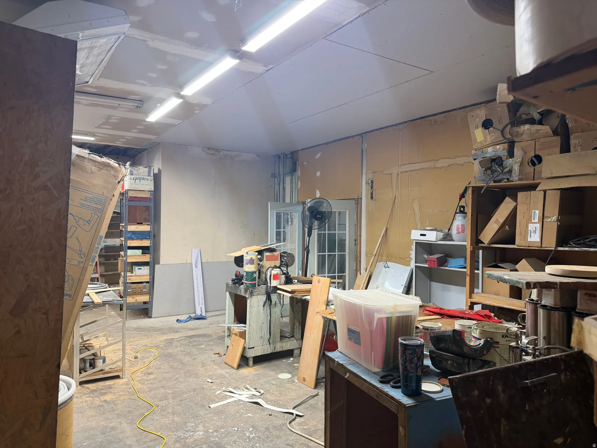 View of basement