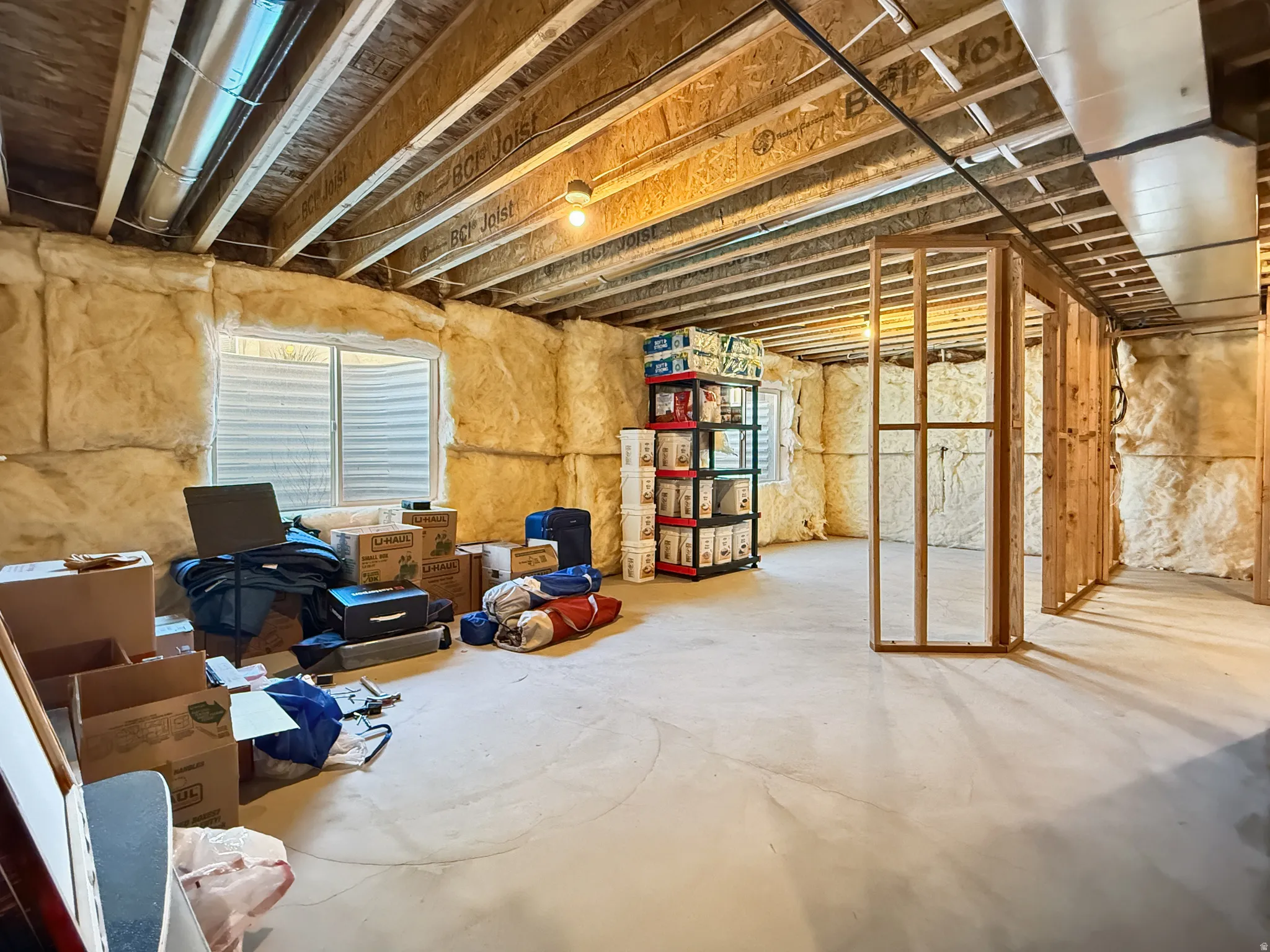View of basement