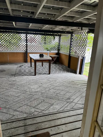 View of patio