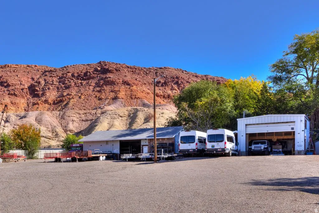 View of mountain background