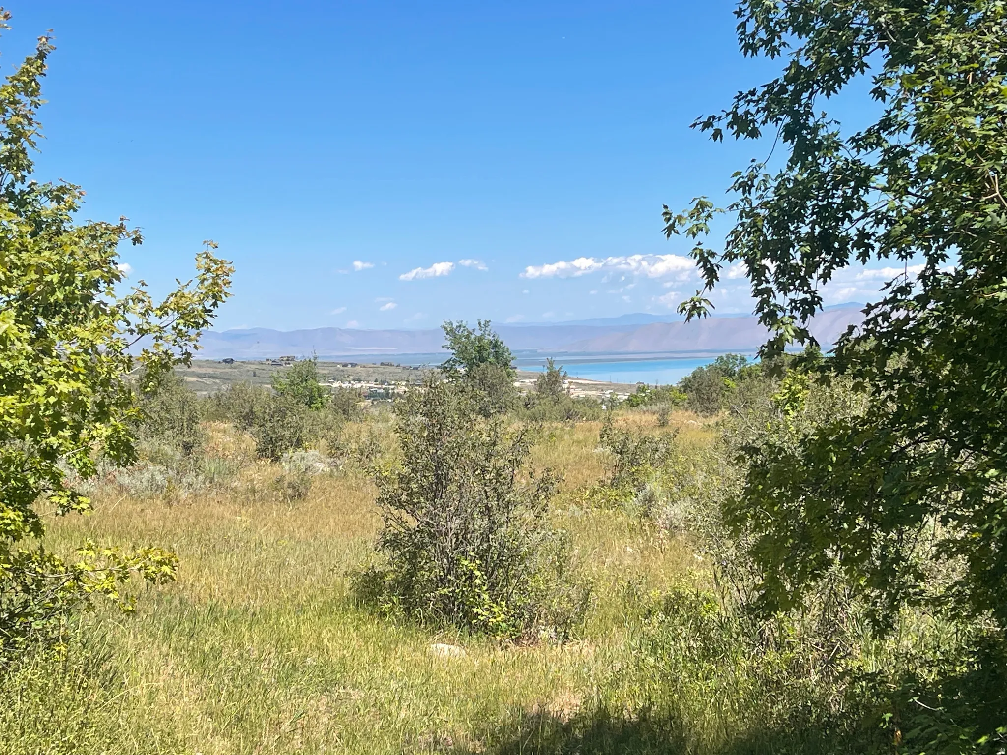 Water view with mountains