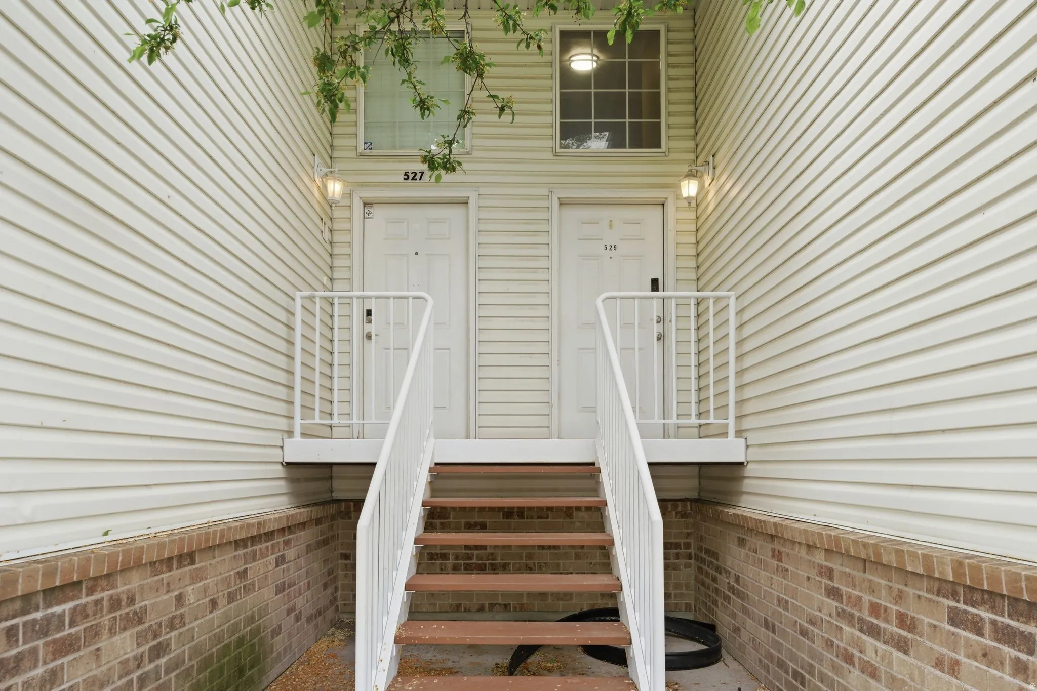 Doorway to property