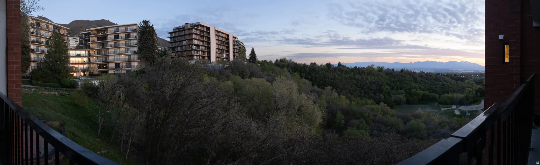 Views from primary suite and great room