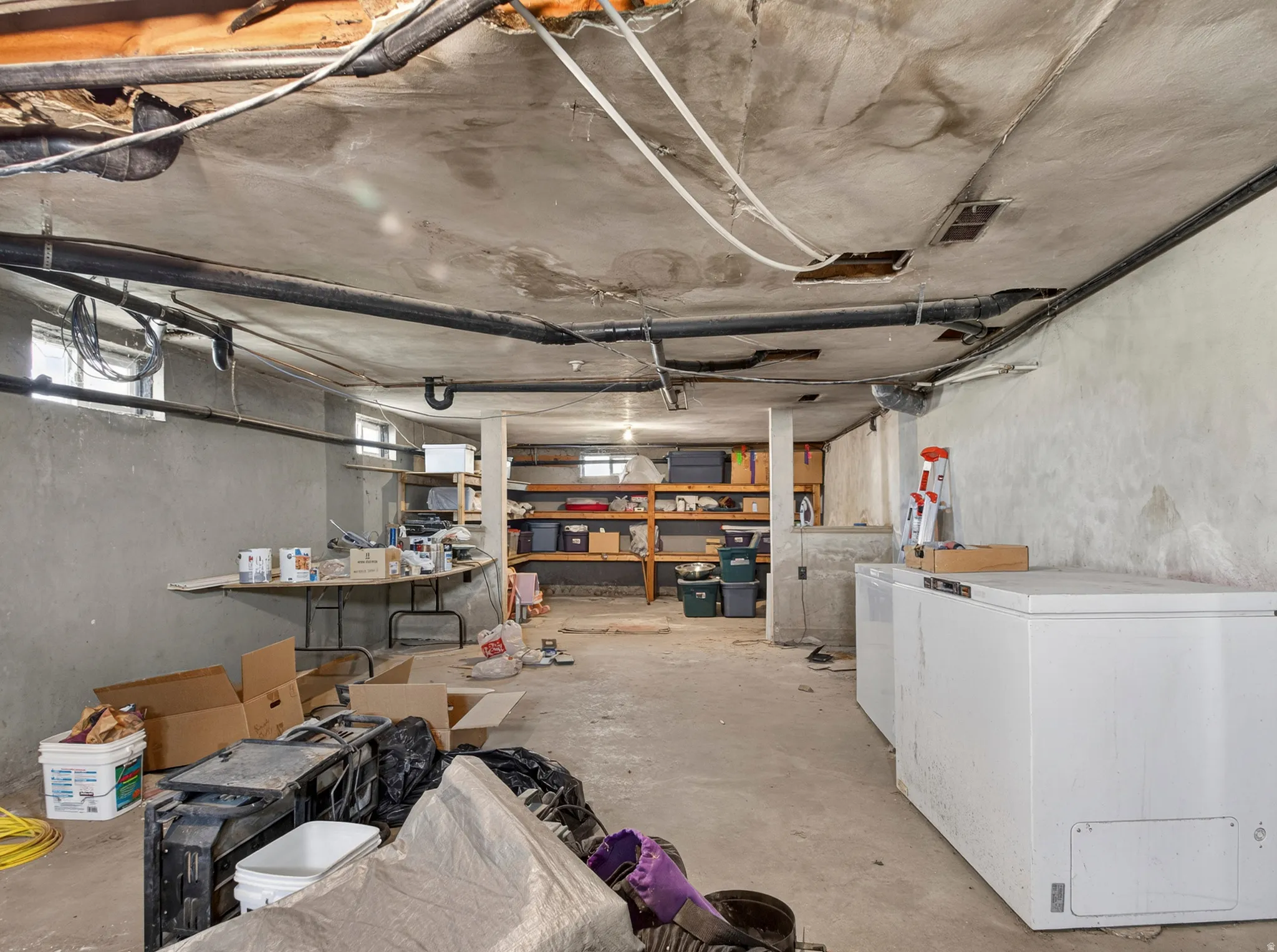 Unfinished basement