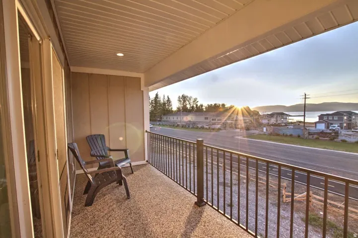 Balcony with a residential view