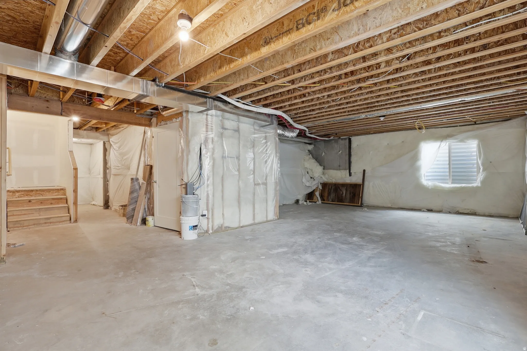 Unfinished basement